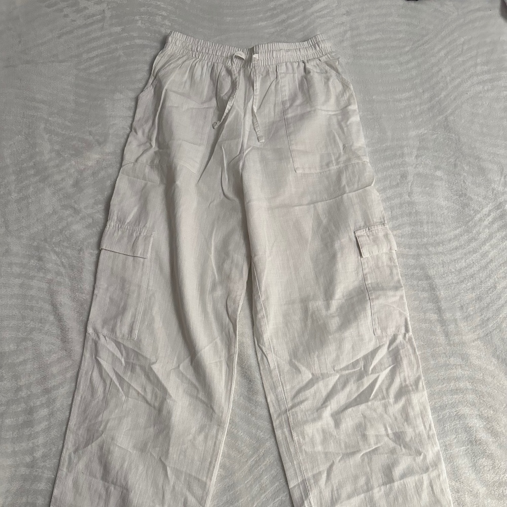 Linen Baggy Pants